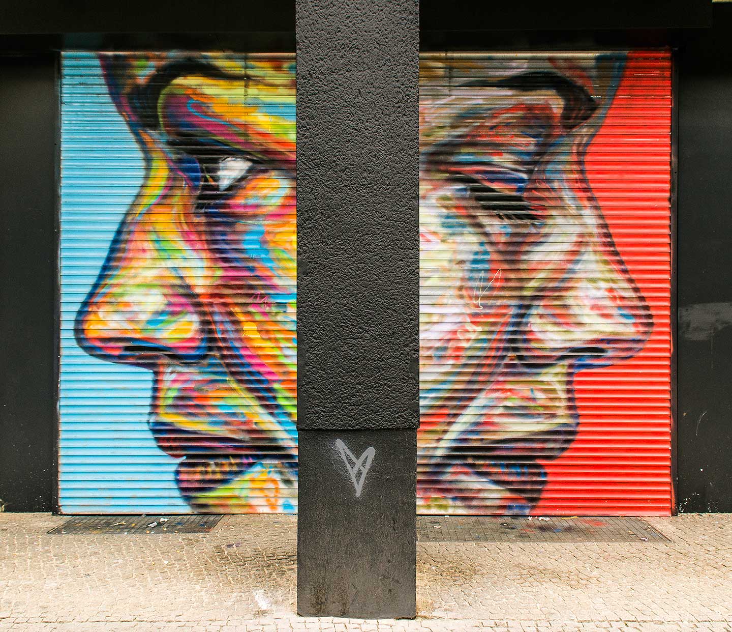Graffiti en persianas
