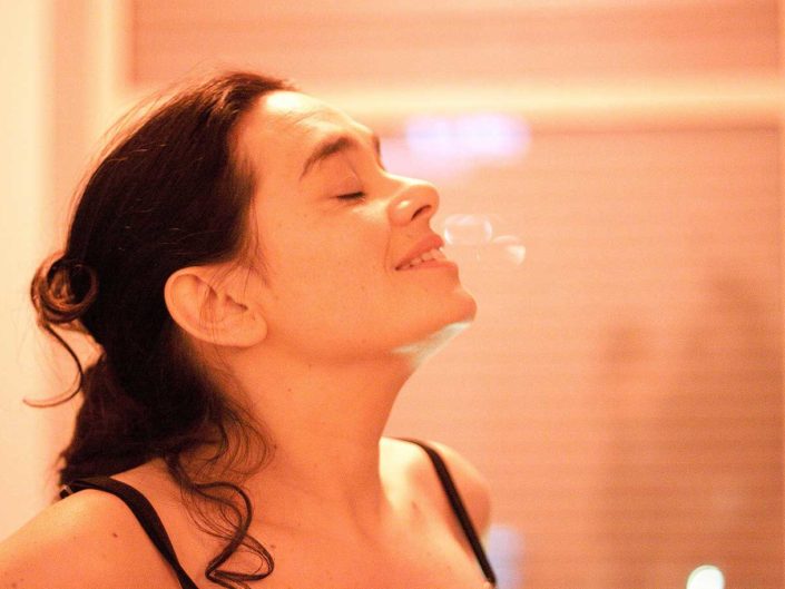 Mujer sonriendo
