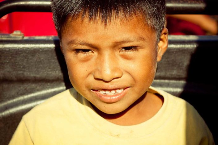 Niño sonriendo