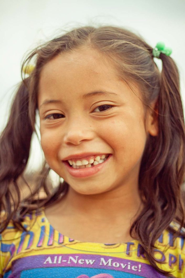 Niña sonriendo