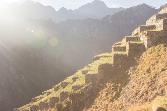 Terraza de Machu Picchu