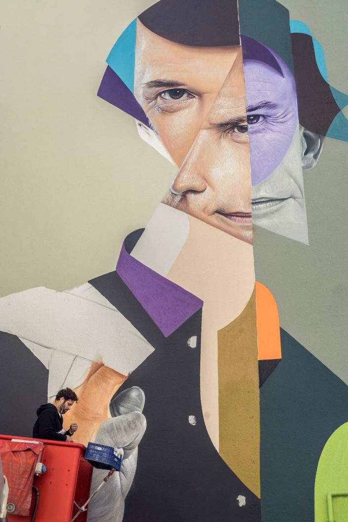 Artista Belin en el Festival Arte Urbano 23700
