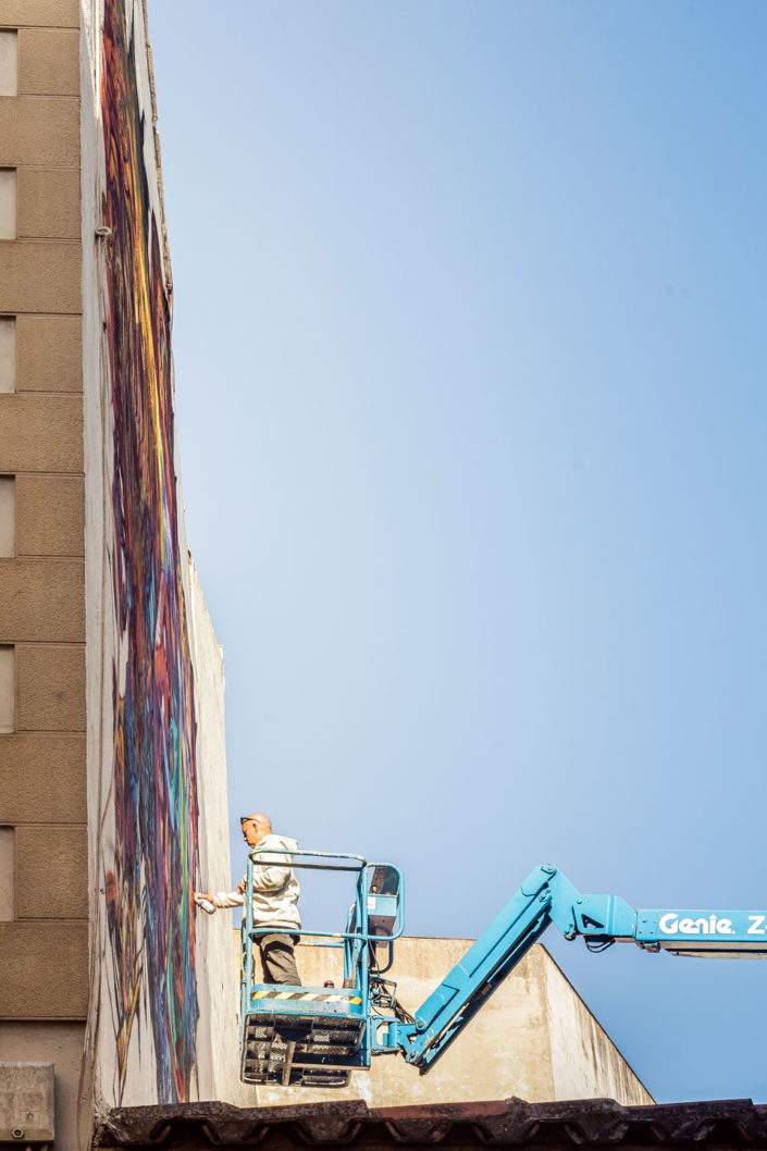 Artista Beto Landsky en el Festival Arte Urbano 23700