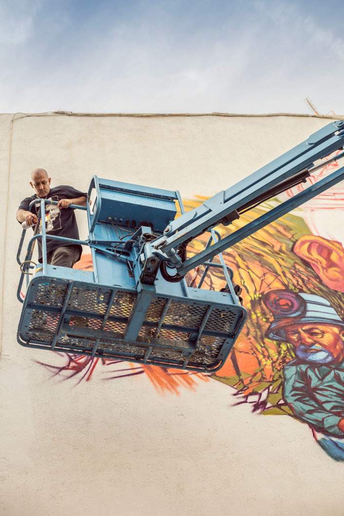 Artista Beto Landsky en el Festival Arte Urbano 23700
