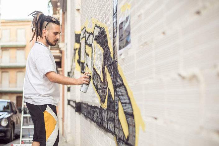 Artista Foxy en el Festival Arte Urbano 23700