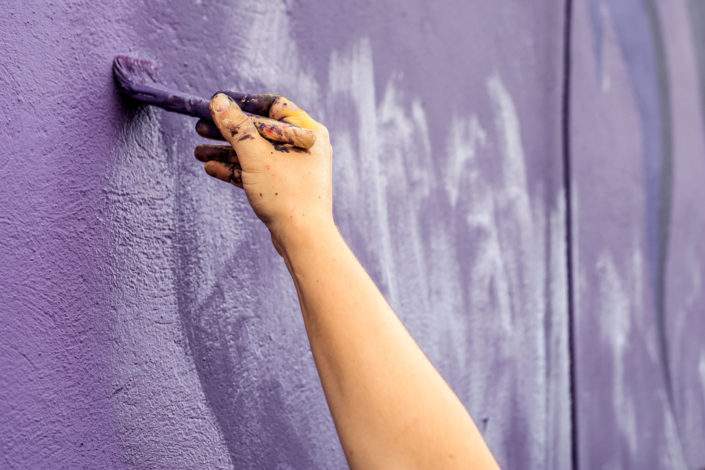 Artista Lidia Cao en el Festival Arte Urbano 23700