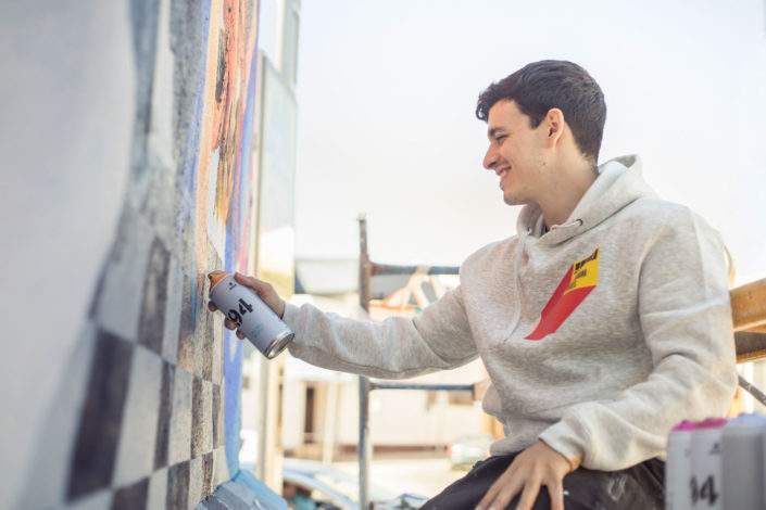 Artista Murfin en el Festival Arte Urbano 23700